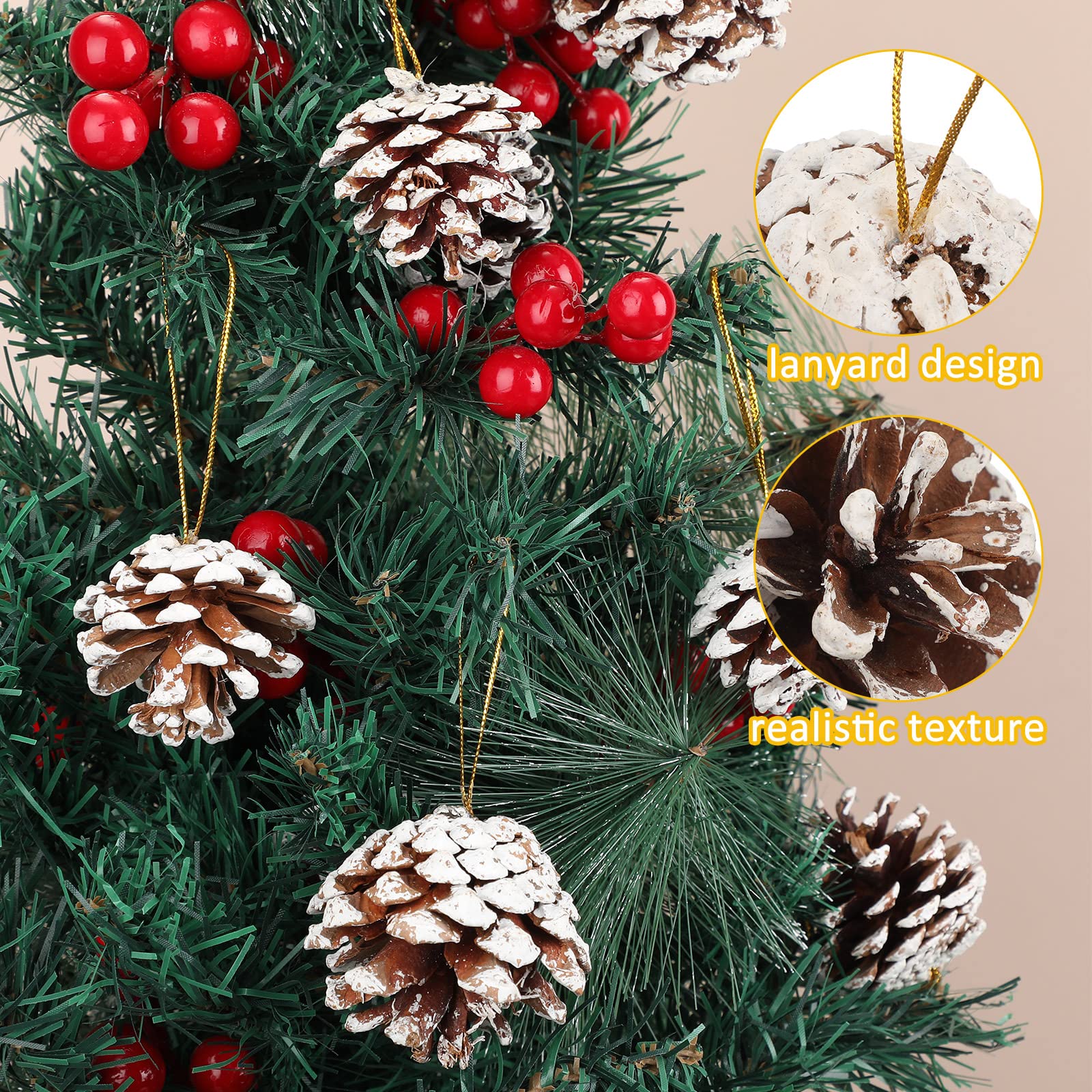 Amazon.co.jp: 60個 松ぼっくり クリスマスツリー用 クリスマス